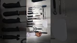 Culinary Tools That You'll Get in BCPS #baliculinarypastryschool