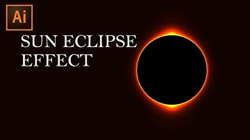 Illustrator tutorial - Sun Eclipse