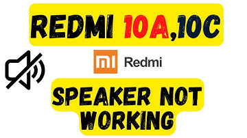 Redmi 10A / 10C Sound & Speaker Problem || Redmi Speaker not working Fix  (220233L2C)