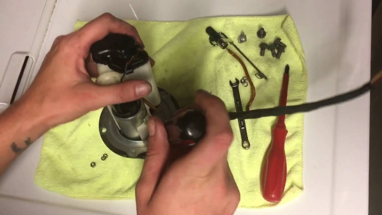 How to clean motorcycle fuel pump with RobynStunts YouTube