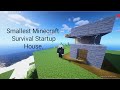 Smallest Minecraft Survival Startup House in 5 minute.#Howtomakesmallhouseforminecraftsurvive.