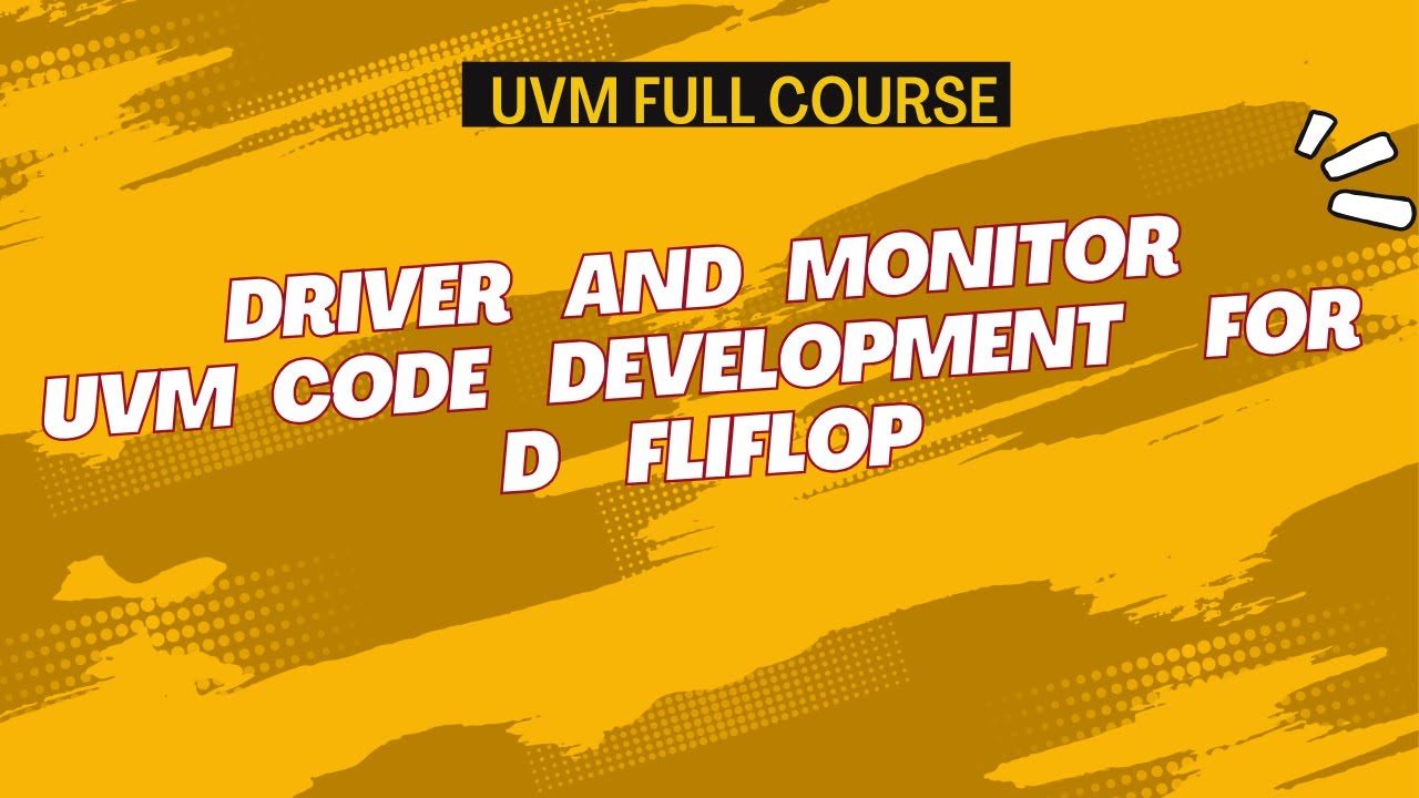 Nvidia Uvm Code UVM Driver and Monitor Code for D Flip-Flop || UVM full testbench ...