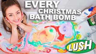 Testing Every Christmas LUSH Bath Bomb !!