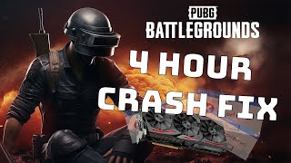 PUBG 4HR CRASH FIX/WORKAROUND  NVLDDMKM.sys Crashing display driver