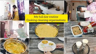 My 5am. to 10pm. full day routine || Breakfast to dinner 🍽️ || Besan ki recipe , summer drink #vlog