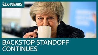 Standoff over the so-called backstop continues | ITV News screenshot 5