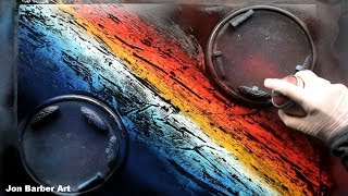 Ice and Fire SPRAY PAINT ART