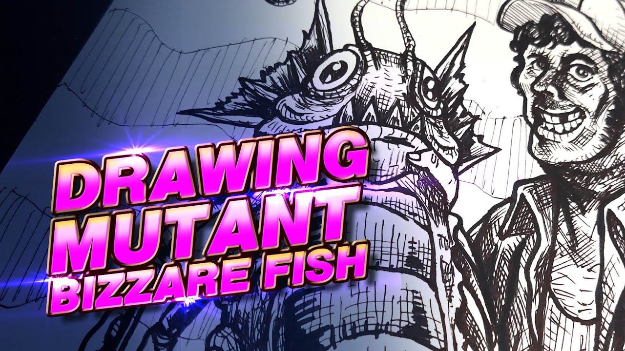 FUN And Easy Everybody Can Drawing, Catch Bizzare Fish Today