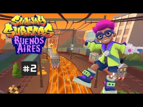 SUBWAY SURFERS ANDROID GAMEPLAY HD 2026 - BUENOS AIRES - BRUNO PIXEL PRO OUTFIT FLOOR IS LAVA #2