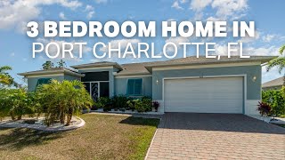 BEAUTIFUL 3 Bedroom, 2 Bathroom POOL HOME Situated on an OVERSIZED LOT in South Gulf Cove 🍃