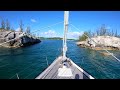 Sailing Bahamas, Spanish Wells to Cape Eleuthera - Hallberg Rassy 54 Cloudy Bay - Jan'20. S20 Ep2
