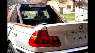 Homemade BMW e46 PickUp TRUCK !? Part 5 (Rear window, Partition)