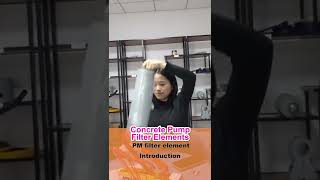 concrete pump filter elements