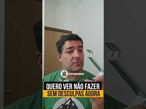 Agora acabou a desculpa, quero ver você não fazer isso em casa.