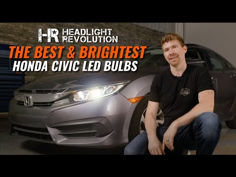 The Best Low & High Beam Bulbs For The 10th GEN Civics | Using Morimoto, GTR Lighting and S-V.4