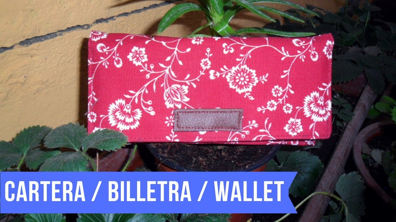Cartera / Billetera Fácil y Rápido Paso a Paso //  Wallet Step by Step 2018 + Molde Gratis !