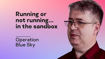 Running or not running... in the sandbox