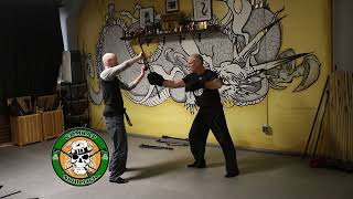 Cudgel Block, Hand Change and Strike - Irish Stick Fighting
