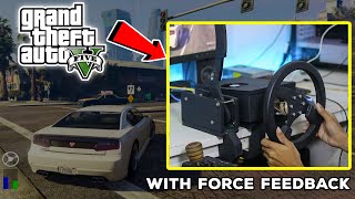 How to use Arduino DIY Steering Wheel on GTA 5 | With Force Feedback & Manual H - Shifter