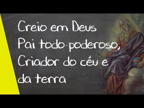 Vídeo: Qual é o primeiro artigo do credo?