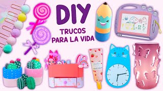 10 TRUCOS FÁCILES Y PROYECTOS QUE PUEDES HACER TU MISMAEN 5 MINUTOS - MANUALIDAD CON RECICLAJE