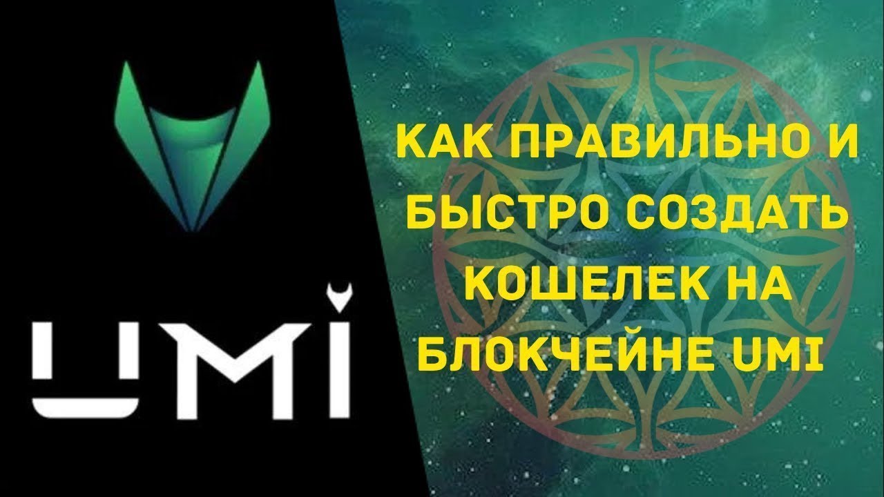 Как создать кошелек UMI на SIGEN pro и на UMI top
