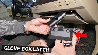 HOW TO REMOVE AND REPLACE GLOVE BOX HANDLE LATCH ON BMW E90 E92 E91 E93