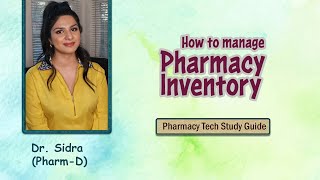 How to manage pharmacy inventory | Pharmacy inventory management | Pharmacy tech study guide screenshot 3