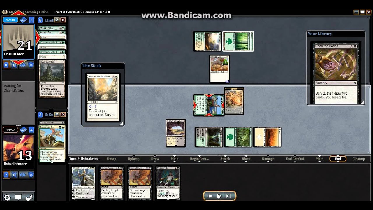 Abzan Control vs G/W Assault Formation (Game 2)
