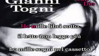 Video thumbnail of "Gianni Togni karaoke- Luna"
