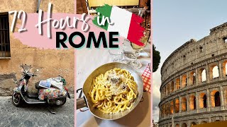 Exploring Rome in 72 Hours: A Complete Travel Guide | What to do, see and eat in Rome Italy