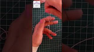 Split Ring in Needle Tatting – Moving to the Next Row #FairyLacefromElena #Shorts #NeedleTatting