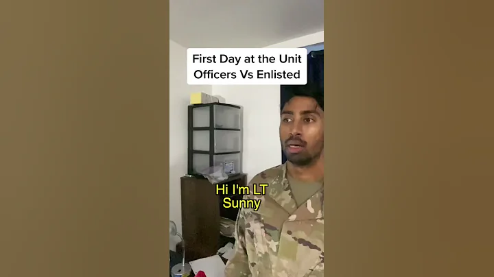 First Day at Unit: Officer vs Enlisted - DayDayNews