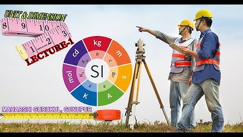 Units and Dimension 01  I Class 11 Physics Chapter 2  I Introduction to UNIT  I  For CHSE Odisha