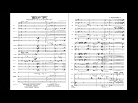 The Lion King arranged by John Higgins