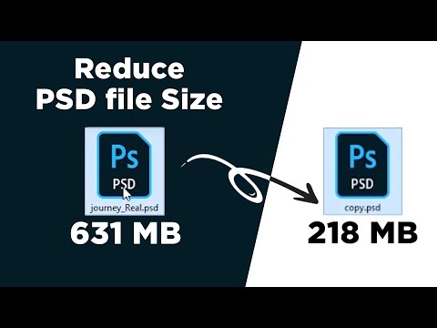 reduce psd file size