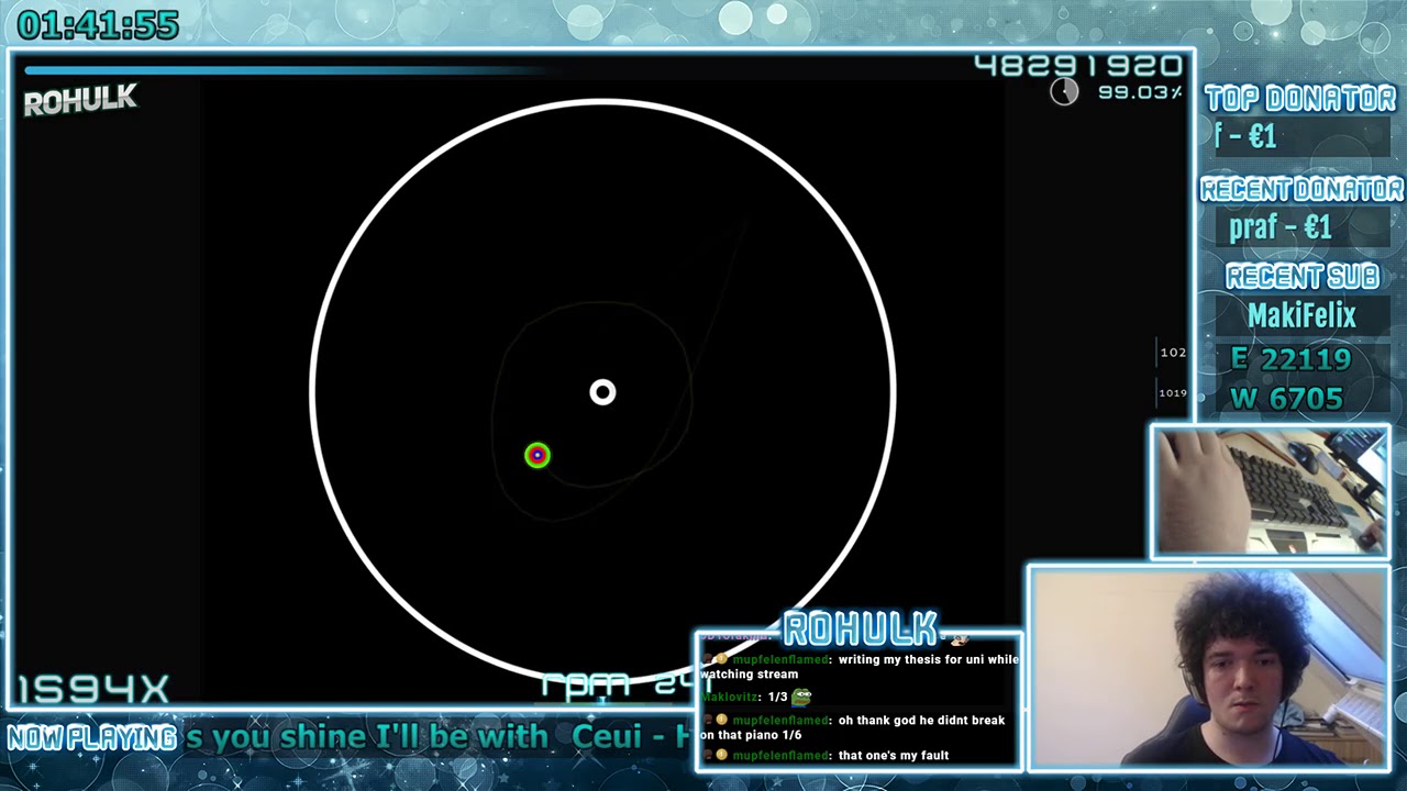 [Live] Rohulk | Ceui - Hana ni Natta Shounen no Shinwa [As long as you] +HDHR 99.44% {#1 562pp FC} umbrella lyrics