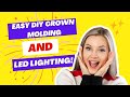 Install Indirect lighting in crown molding by Creative Crown