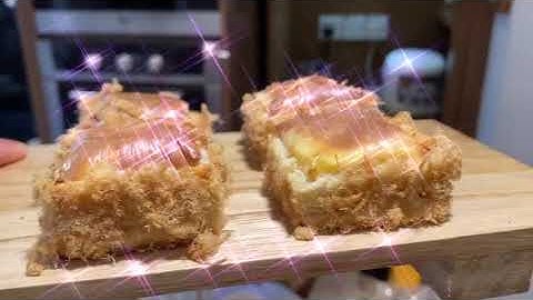 Cheese toast floss