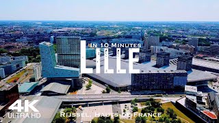 LILLE 2024 🇫🇷 RIJSSEL Drone Aerial 4K | FRANCE Hauts-de-France