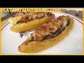 PLÁTANO MADURO RELLENO DE CARNE o CANOAS | Si tienes plátanos en casa, prepara esta delicia!