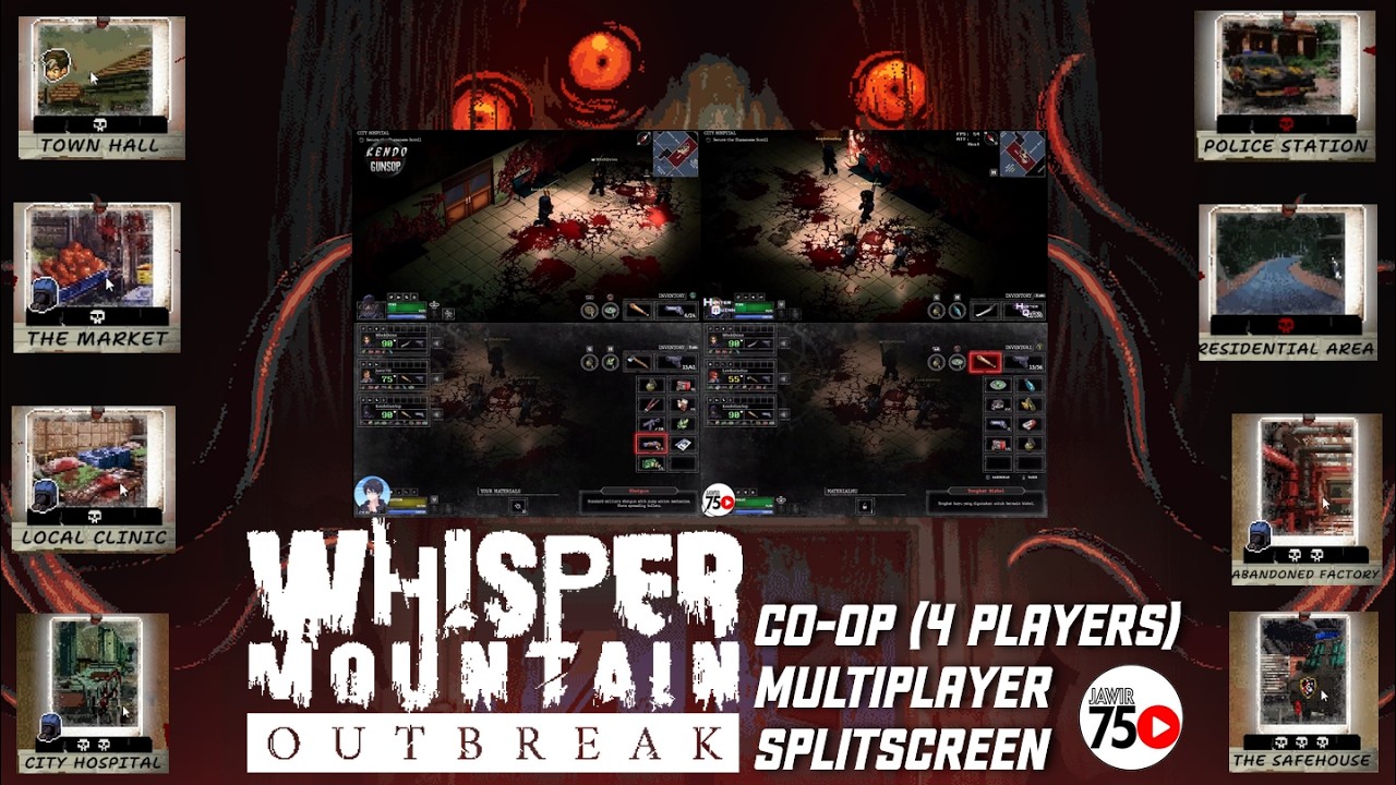 SPLITSCREEN ALL STAGE COMPLETE - Whisper Mountain Outbreak Multiplayer Co-op Gameplay