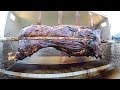 WHOLE BULL Roasted 24 Hours, Cut and Eaten on The Road ! Italian Crazy Food Experience. Street Food