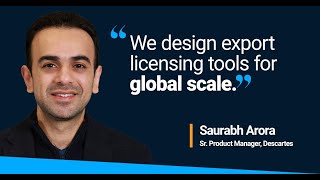 Simplifying Export Licensing, Classification & Import Compliance with Descartes