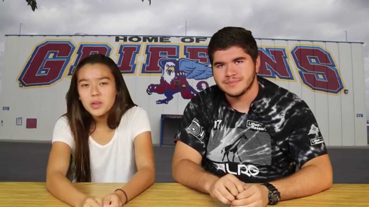 newspaper mockup Griffin News 2015-2016: Volume 4 (Los Alamitos High School)