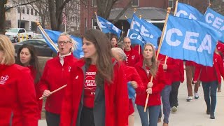 Connecticut teachers' union leads march for Champions for Public Education Day of Action