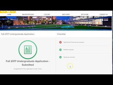 How to Access the CCS Student Portal - Applied Students