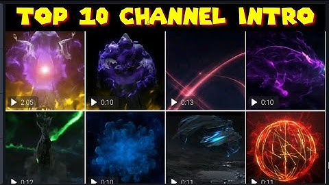 TOP 10 CHANNEL  Intro Templates 2022/ No Text (Free Download)