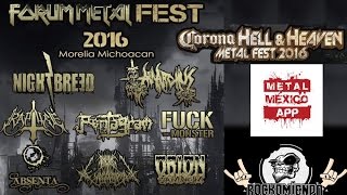 Forum Metal 2016 // Camino a Hell and Heaven - Morelia Mich.