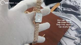 Daniel Wellington Quadro Lumine 5-Link Melrose DW00100620 chính hãng. 24h được xác nhận bởi DW Q.tế Wealth